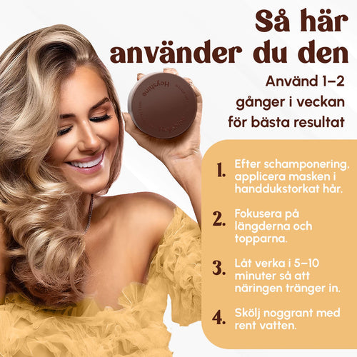 Repair Hårmask - Omedelbar hårbotox-effekt!⭐